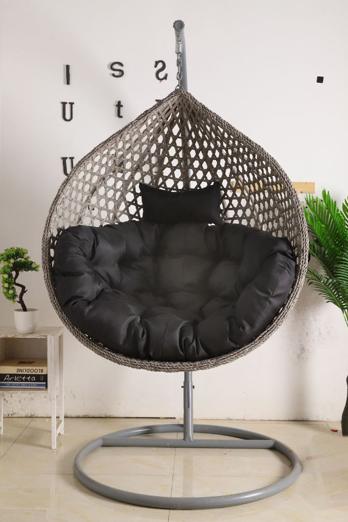 egg chair grey