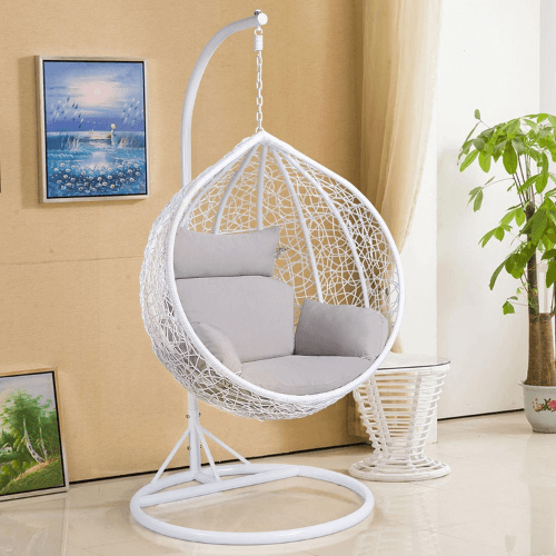 Egg chair indoor deals